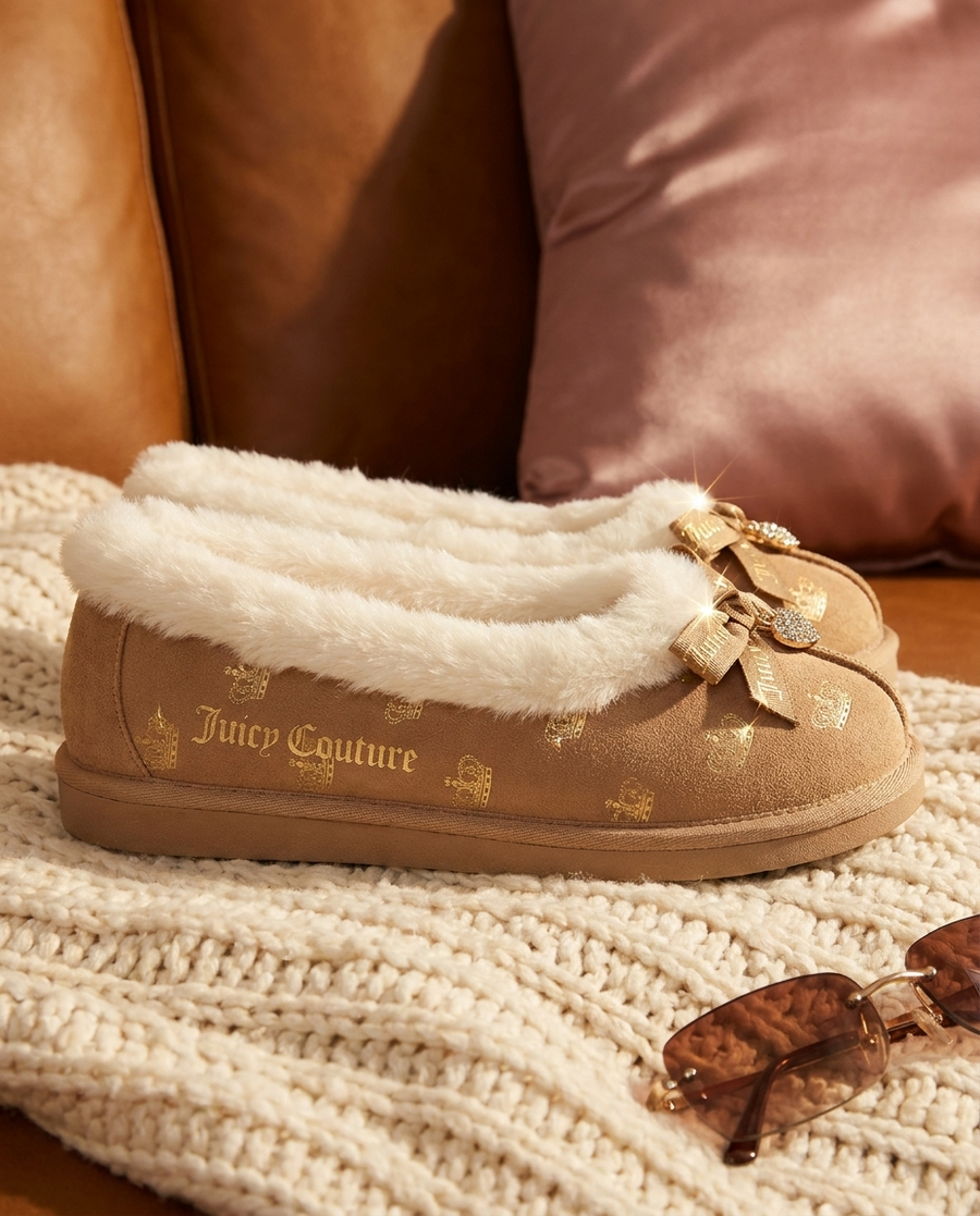 Juicy Couture Fur Slipper