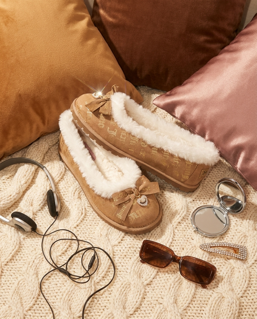 Juicy Couture Fur Slipper